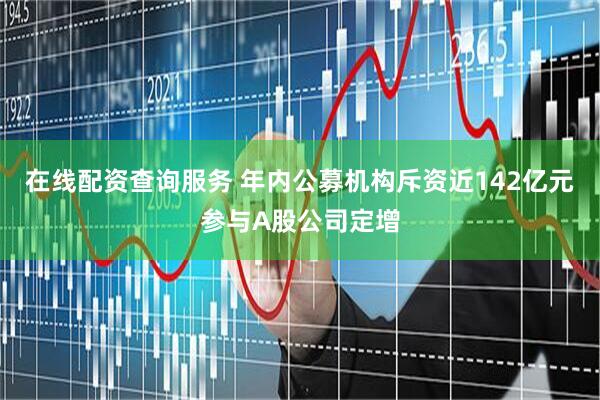 在线配资查询服务 年内公募机构斥资近142亿元参与A股公司定增